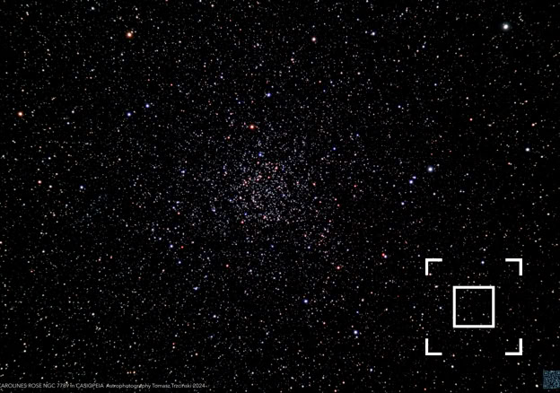 Róża Karoliny - Gromada Otwarta NGC 7789