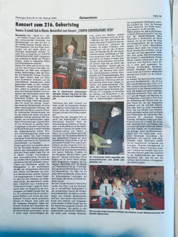 Chopin Conversations - Rheingau Echo