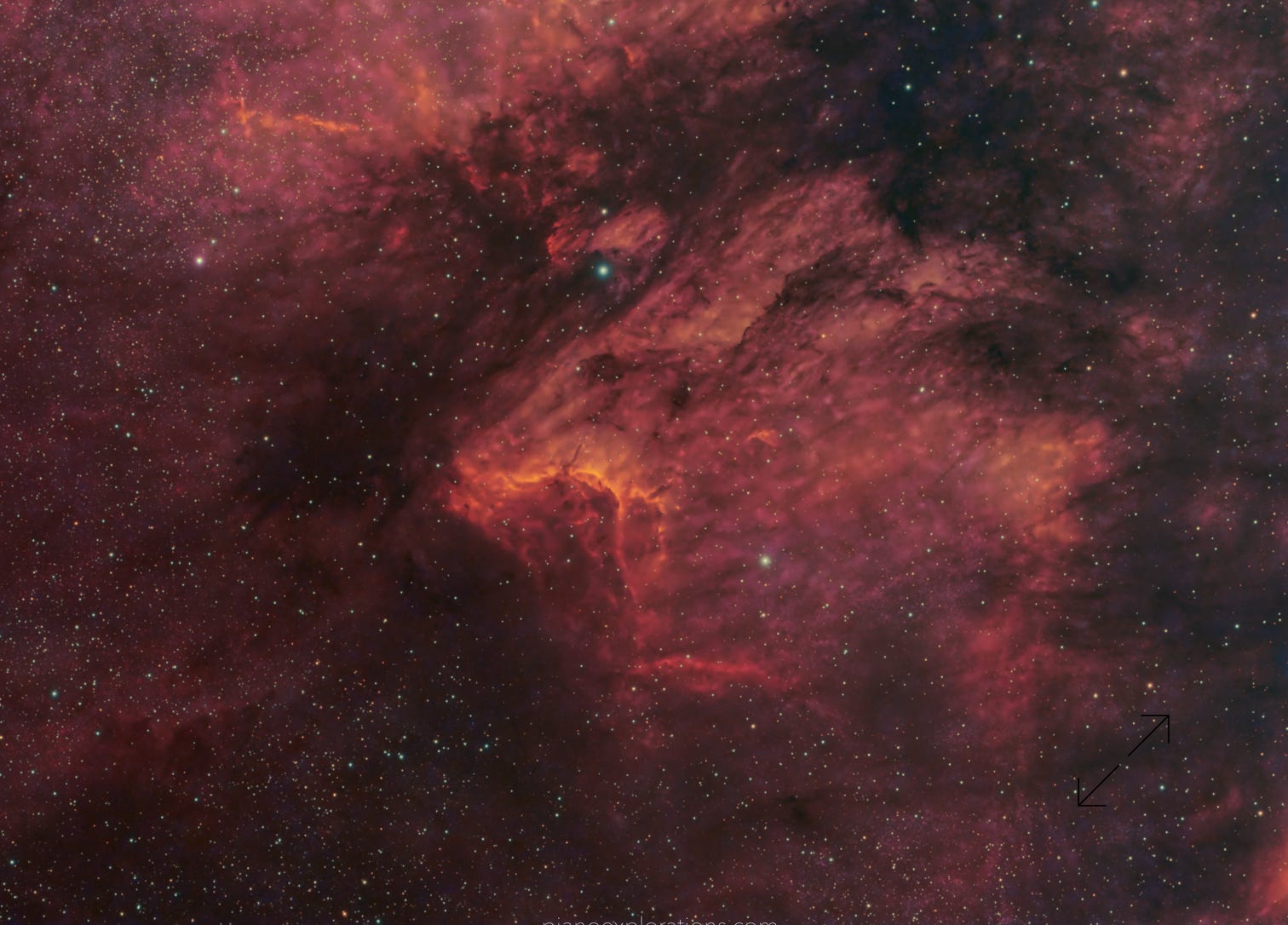 Pelikan Nebula IC 5070