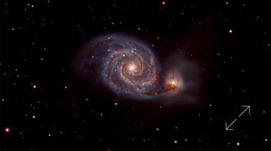 Messier 51 Whirlpool Galaxy, Galaktyka Wir